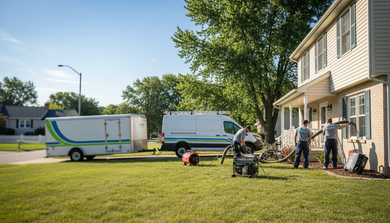 Flooded Basement Restoration And Cleanup With Repair in Cherryvale, KS near me